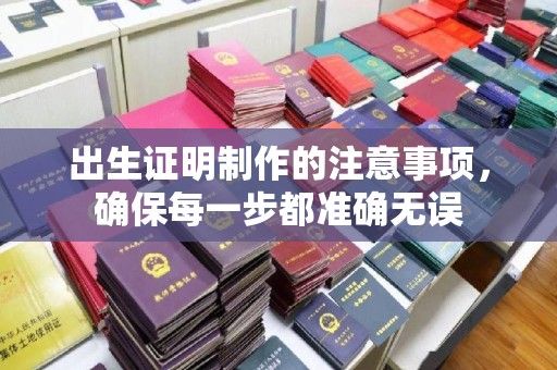 武宁出生证明制作的注意事项，确保每一步都准确无误