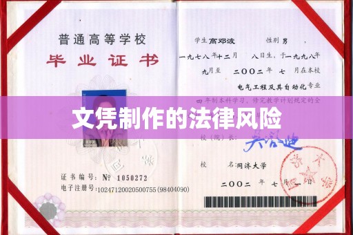 武宁文凭制作的法律风险