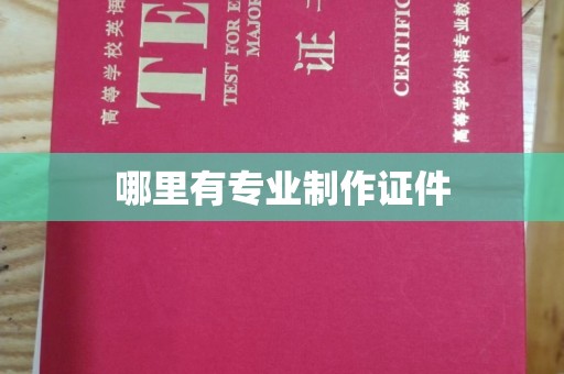 武宁哪里有专业制作证件