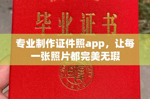 武宁专业制作证件照app，让每一张照片都完美无瑕