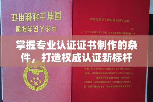 武宁掌握专业认证证书制作的条件，打造权威认证新标杆