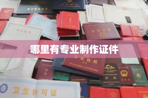 武宁哪里有专业制作证件