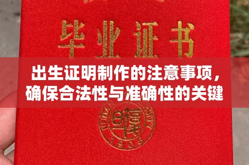 武宁出生证明制作的注意事项，确保合法性与准确性的关键步骤
