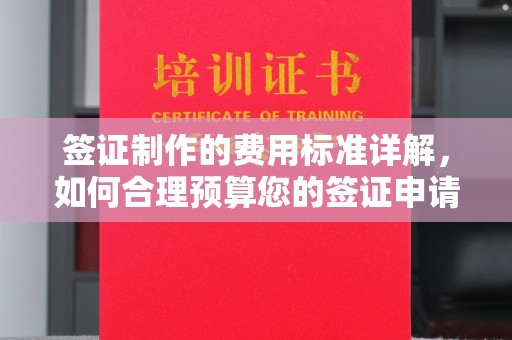 武宁签证制作的费用标准详解，如何合理预算您的签证申请成本